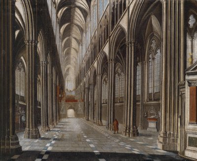 Gothic Church Interior by Christian Stocklin